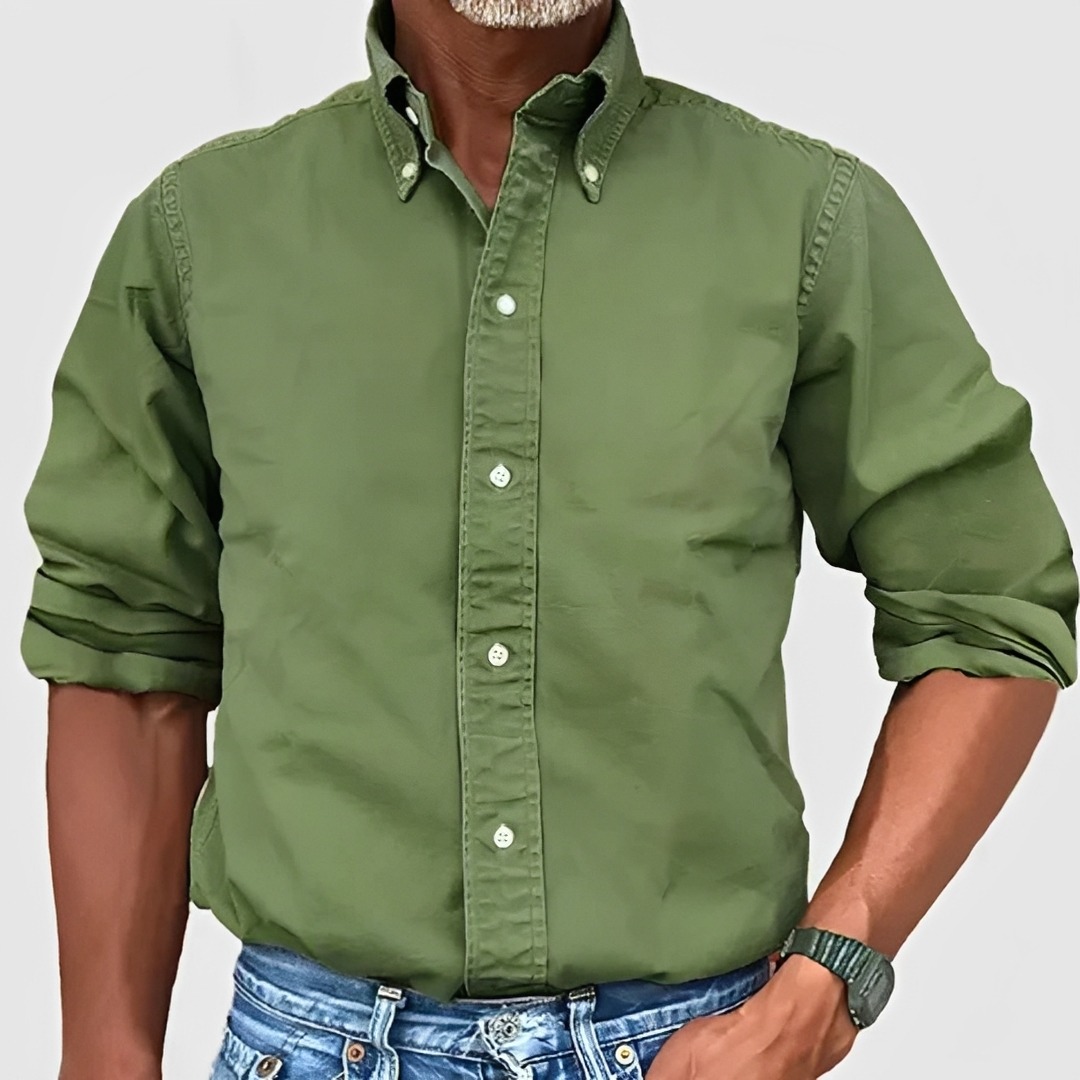 Edmond - Chemise classique pour homme à manches longues