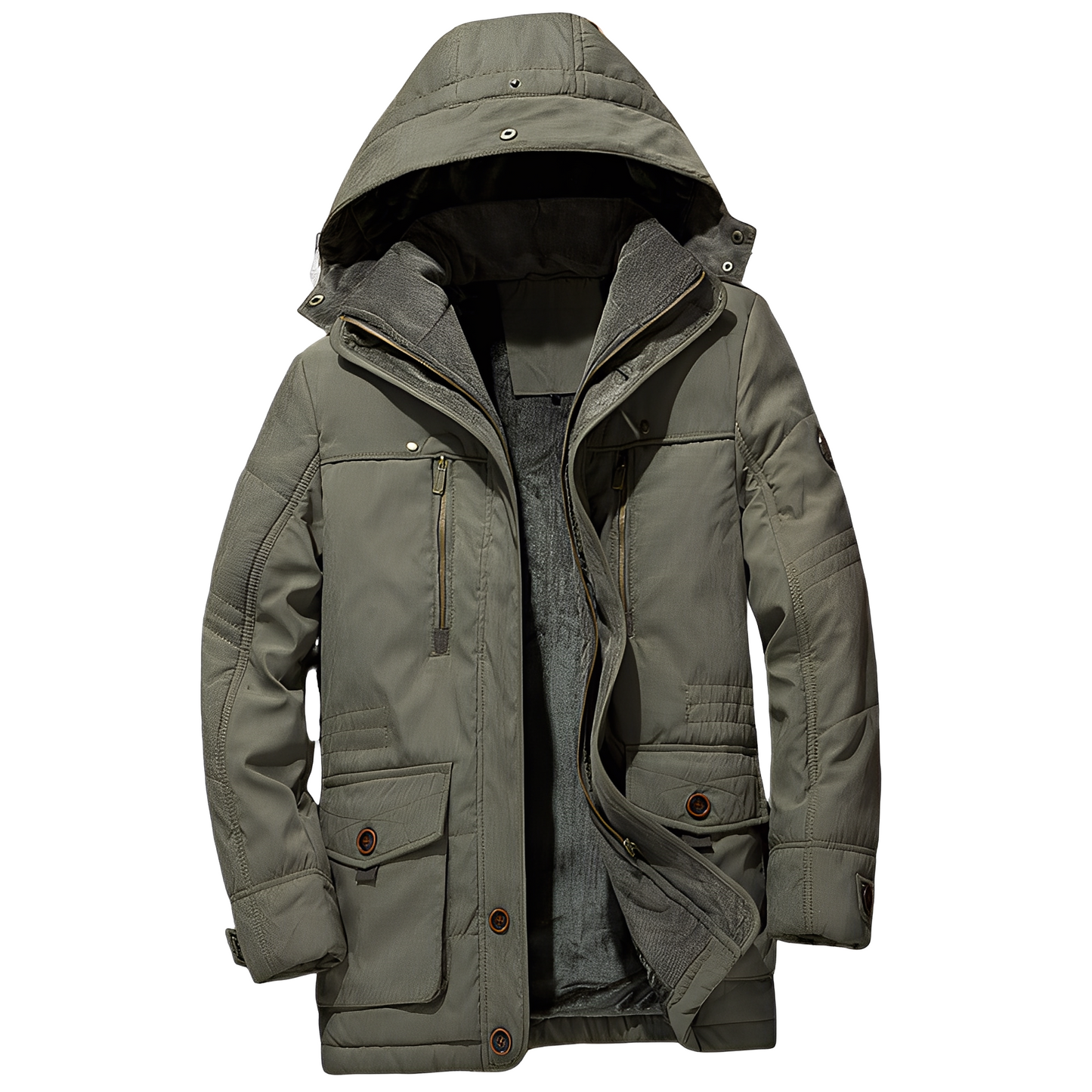 Bruce - Veste à capuche élégante avec doublure chaude pour hommes