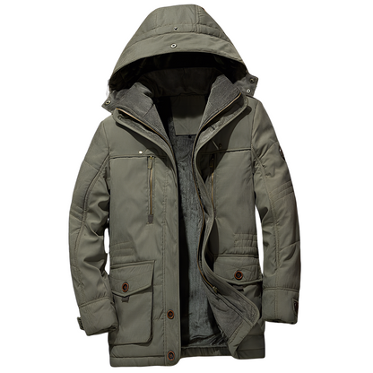 Bruce - Veste à capuche élégante avec doublure chaude pour hommes