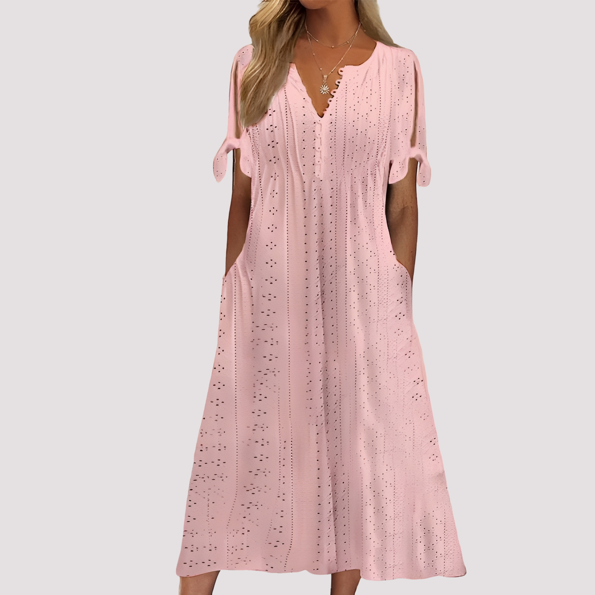 Maisy - Robe élégante découpée pour femmes