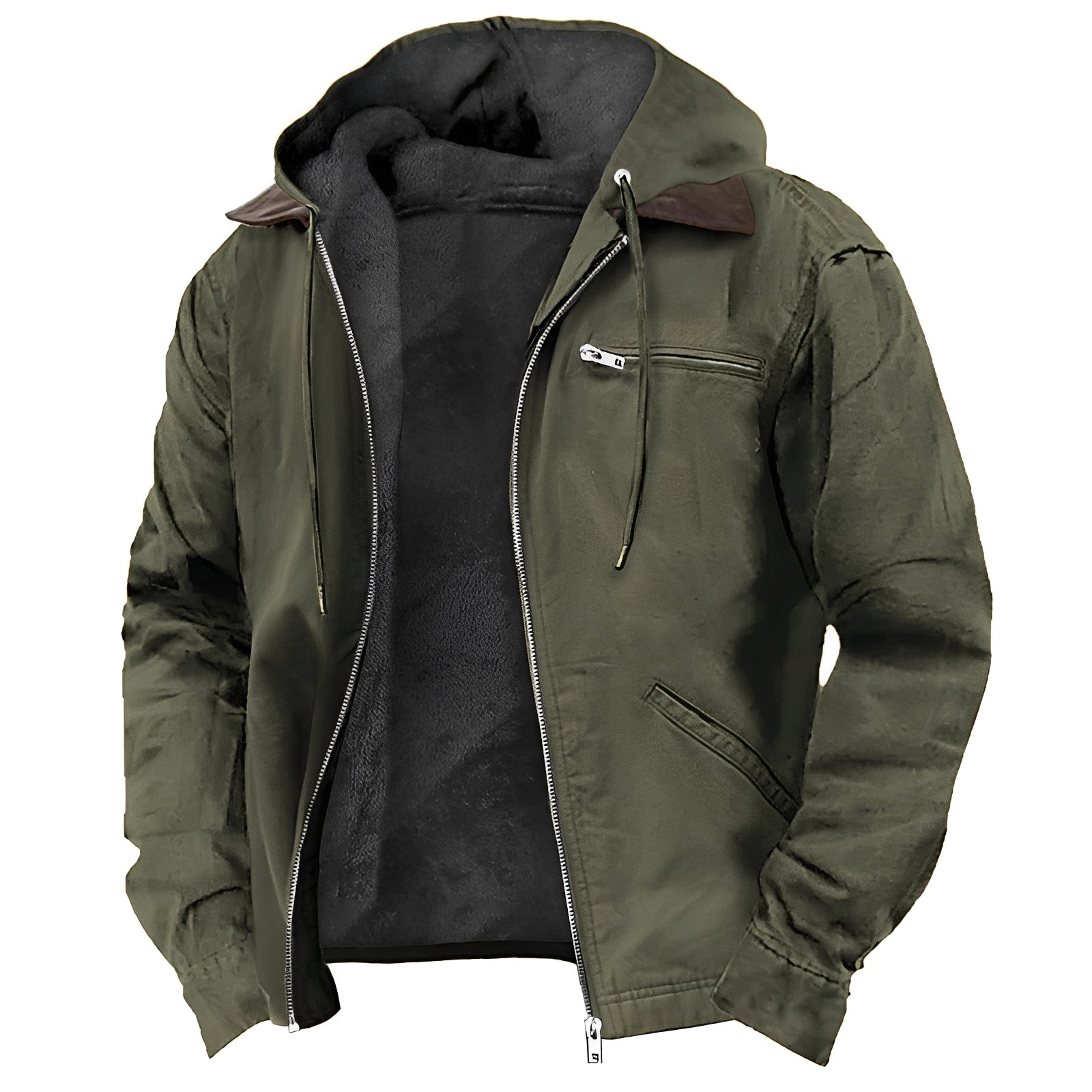 Mickaël – Manteau élégant avec poche zippée pour homme