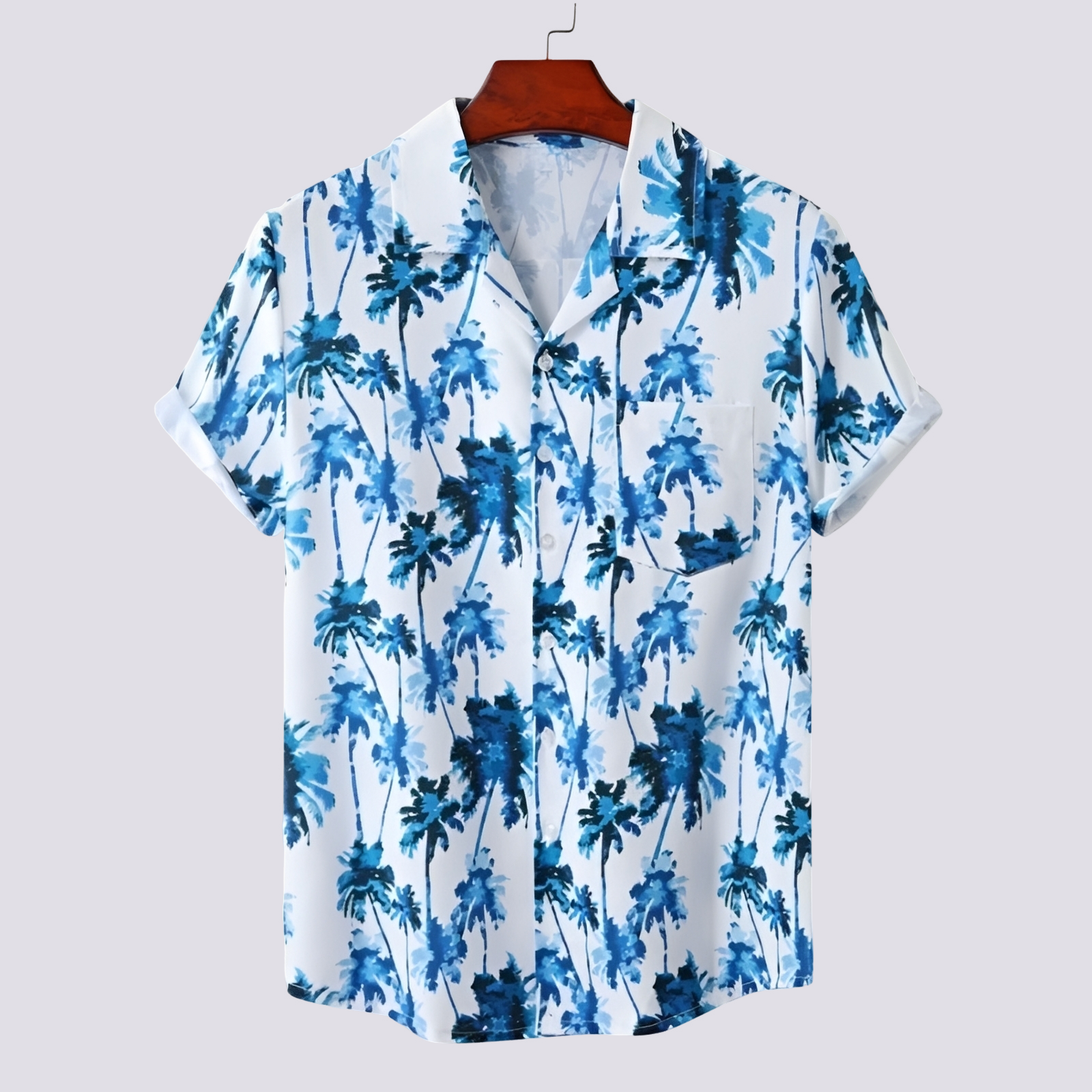 Ronan - Chemise élégante à imprimé hawaïen pour hommes