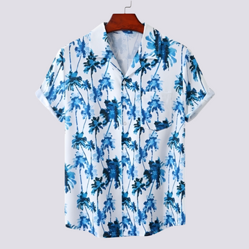 Ronan - Chemise élégante à imprimé hawaïen pour hommes