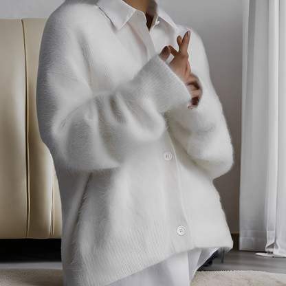 Emberly - Pull en cachemire pour femmes, style décontracté et ample