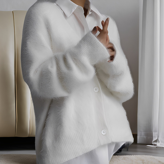 Emberly - Pull en cachemire pour femmes, style décontracté et ample