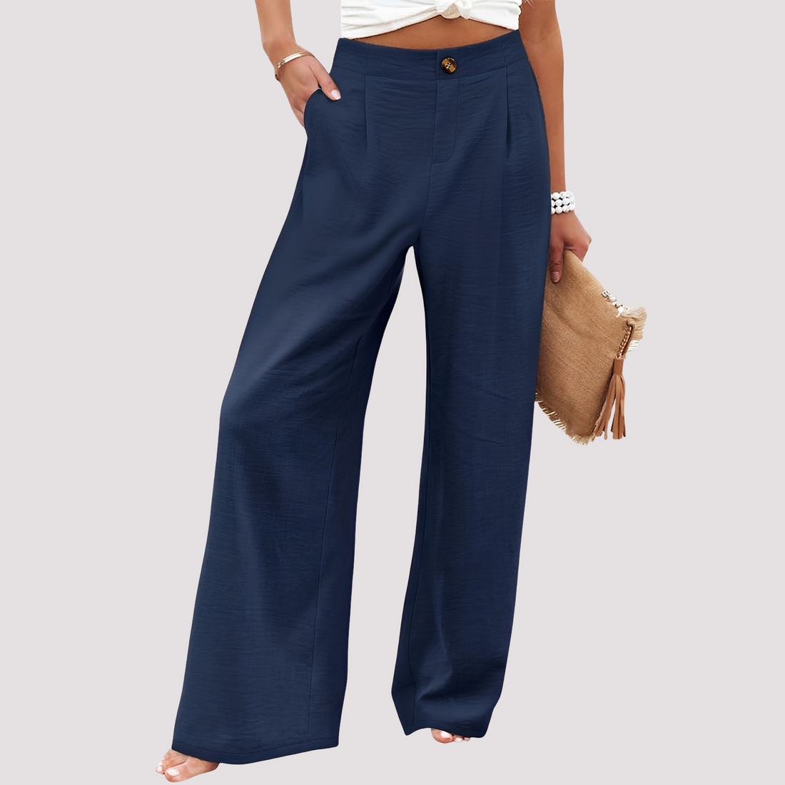 Helen - Pantalon décontracté à jambes larges pour femmes