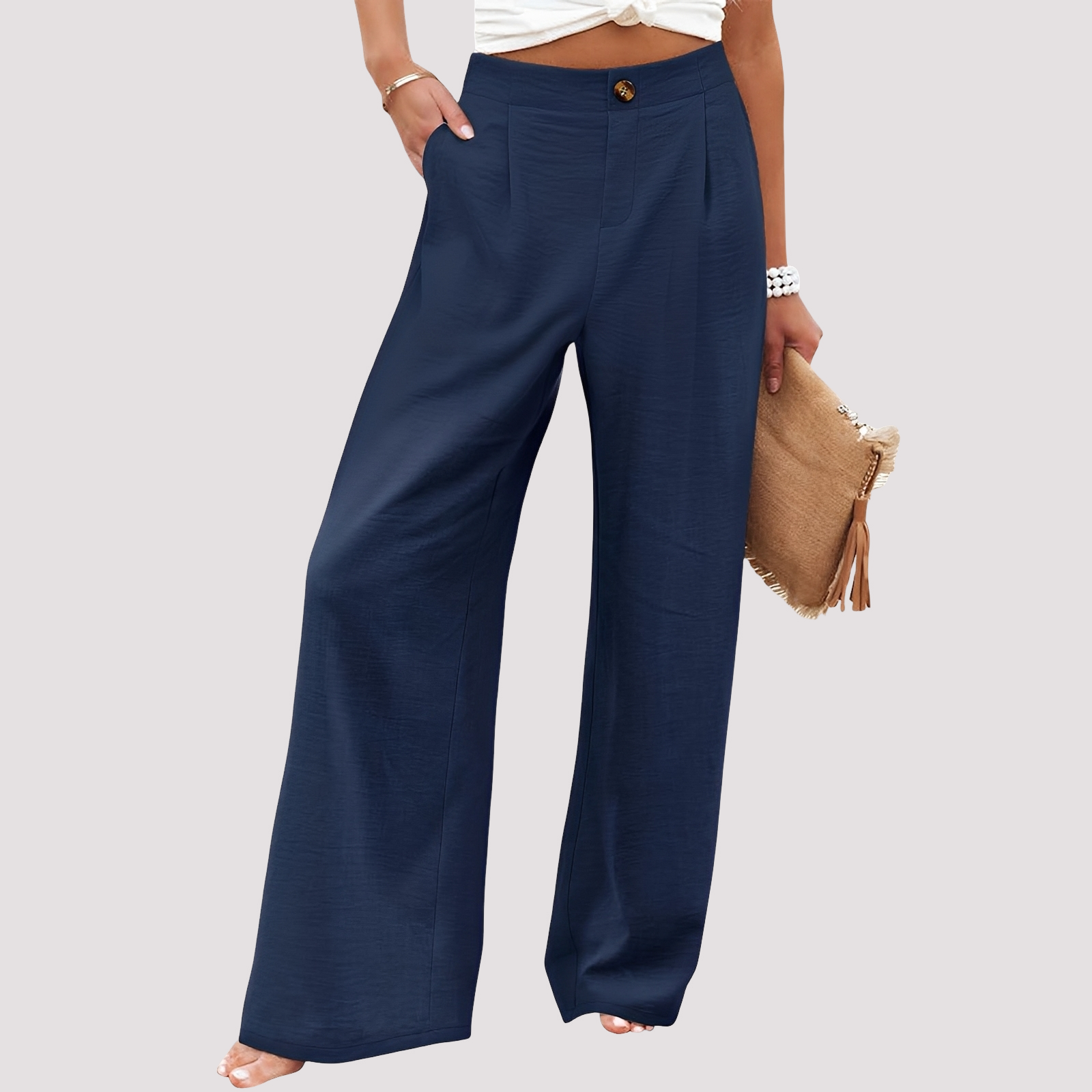 Helen - Pantalon décontracté à jambes larges pour femmes