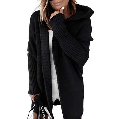 Maryellen - Gilet à capuche en tricot pour femmes