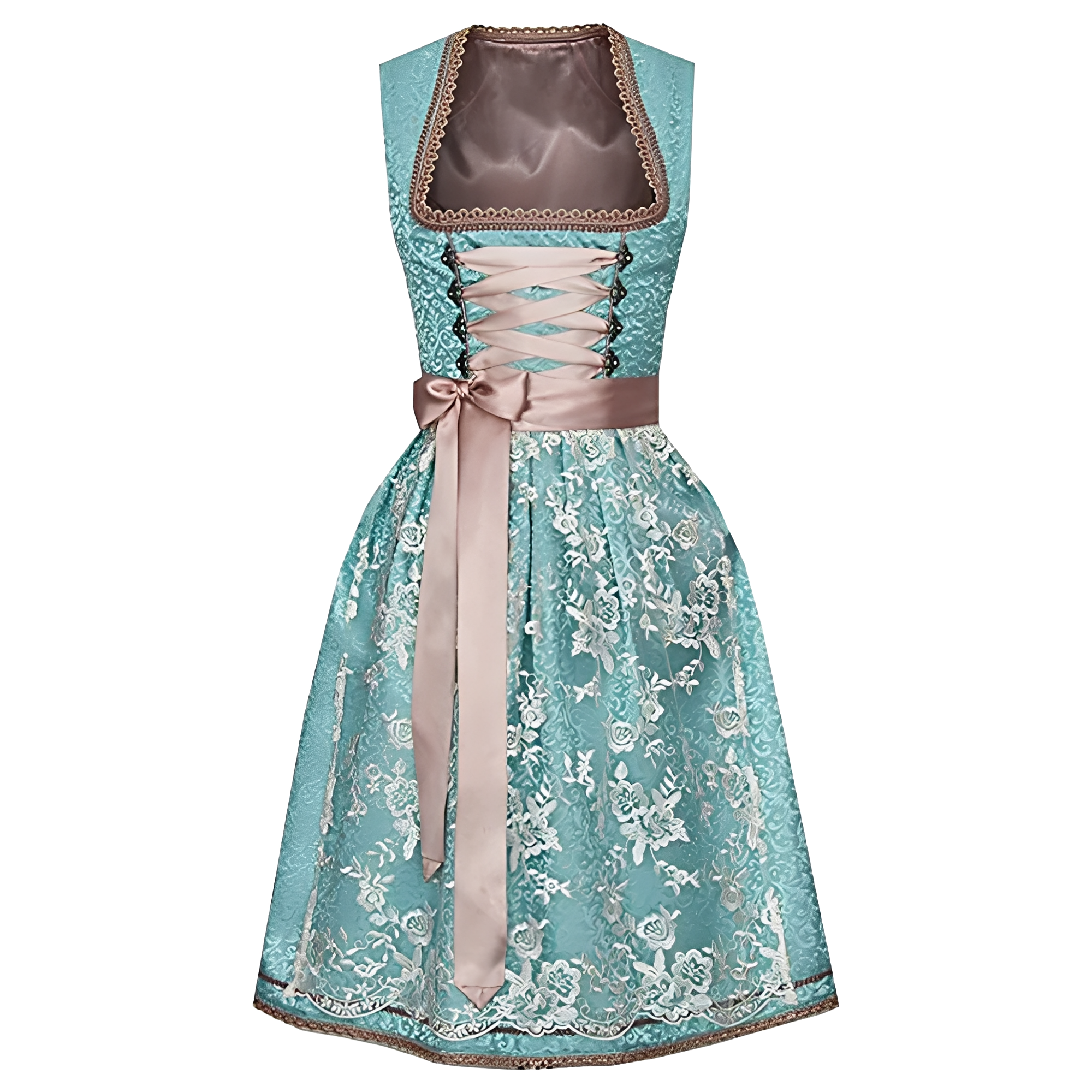 Zella - Robe dirndl élégante en dentelle