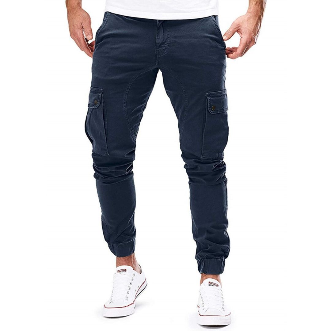 Jayden - Pantalon cargo moderne avec coupe slim