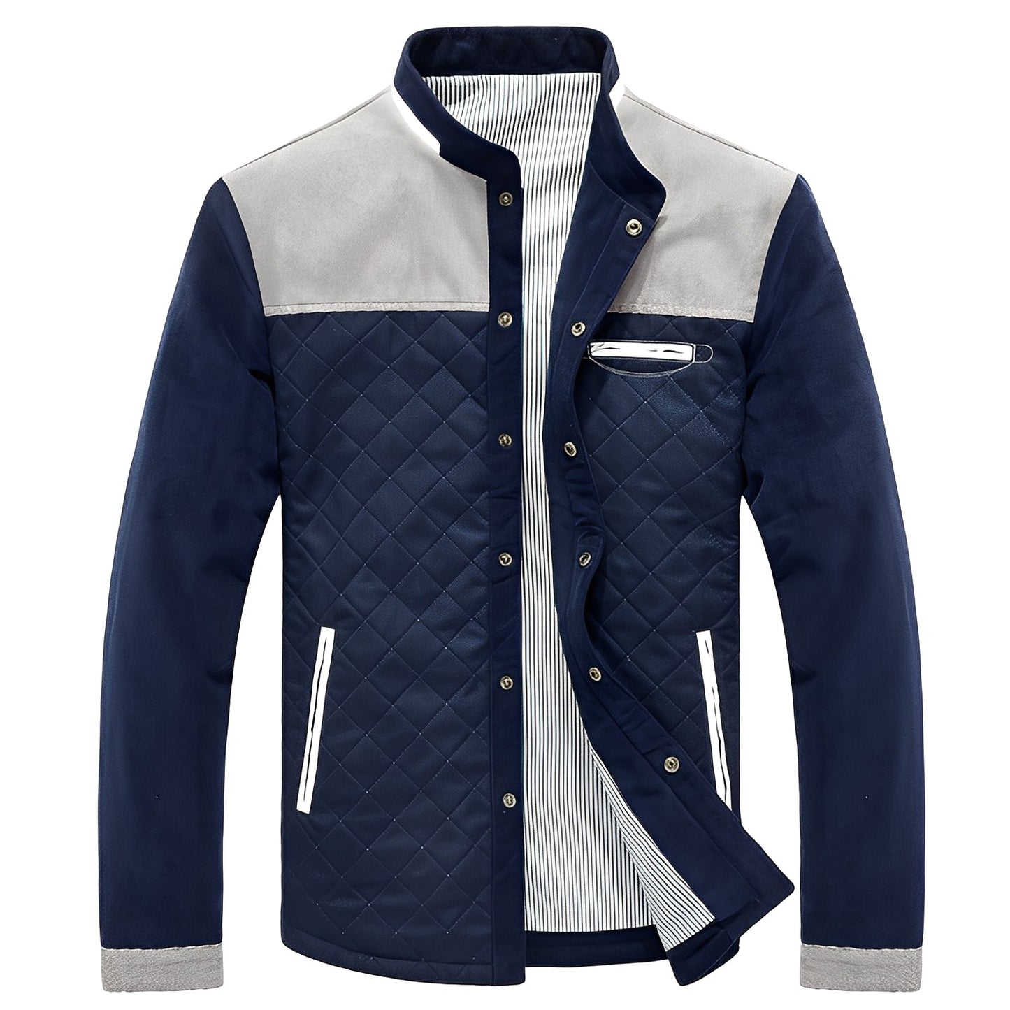 Duncan - Blouson patchwork actuel pour hommes