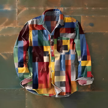 Sybille - chemises vintage à motifs pour hommes