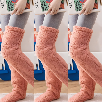 Camellia - Chaussettes longues et chaudes pour l'hiver pour femmes