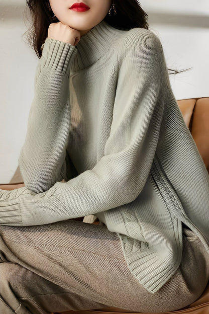 Karolyn - Pull simple ajusté pour femmes