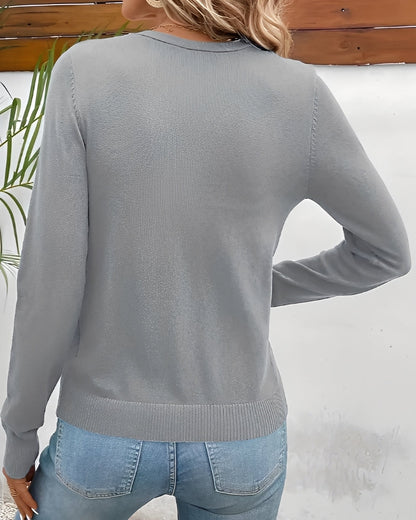 Meryl - Élégant cardigan avec boutons pour femmes