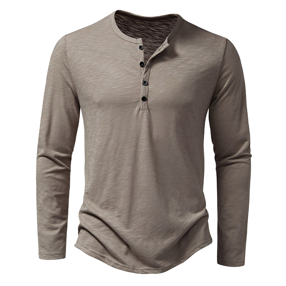 Randall – Chemise casual avec manches longues pour hommes