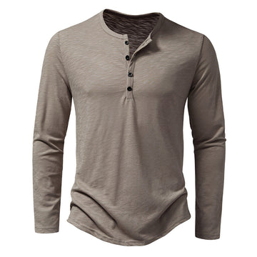 Randall – Chemise casual avec manches longues pour hommes