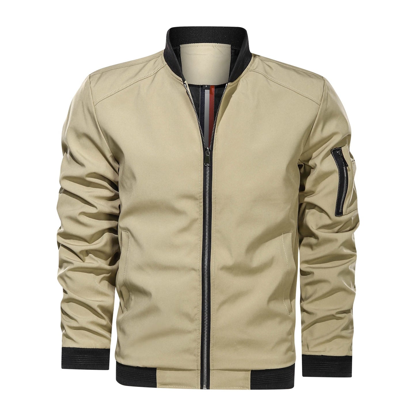Rufus - Blouson aviateur décontracté à zip pour hommes