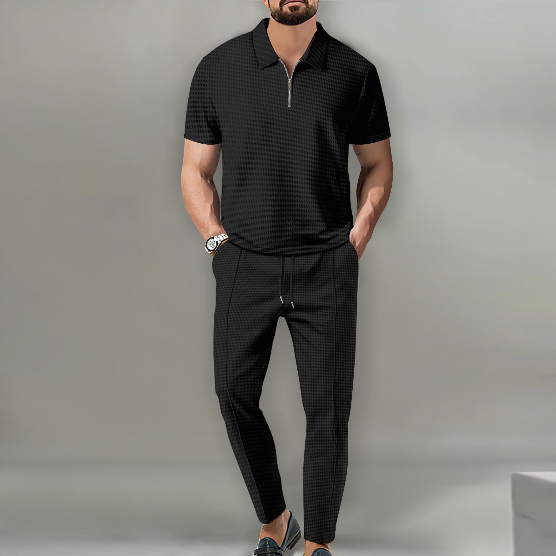 Charles - Ensemble gaufré élégant pour hommes