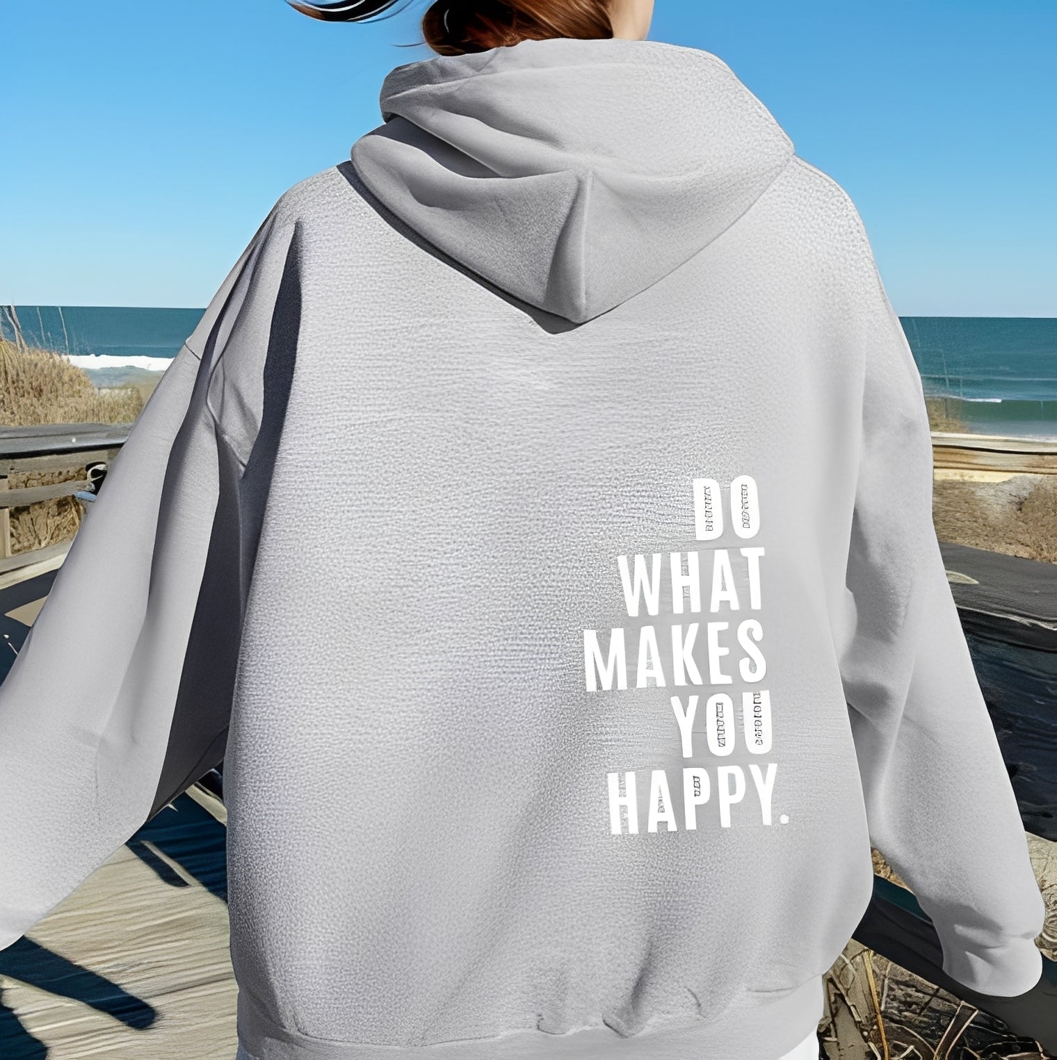 Adrienne - Hoodie stylé avec inscription pour femmes