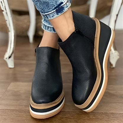 Lyana - Bottines d'hiver à zip pour femmes