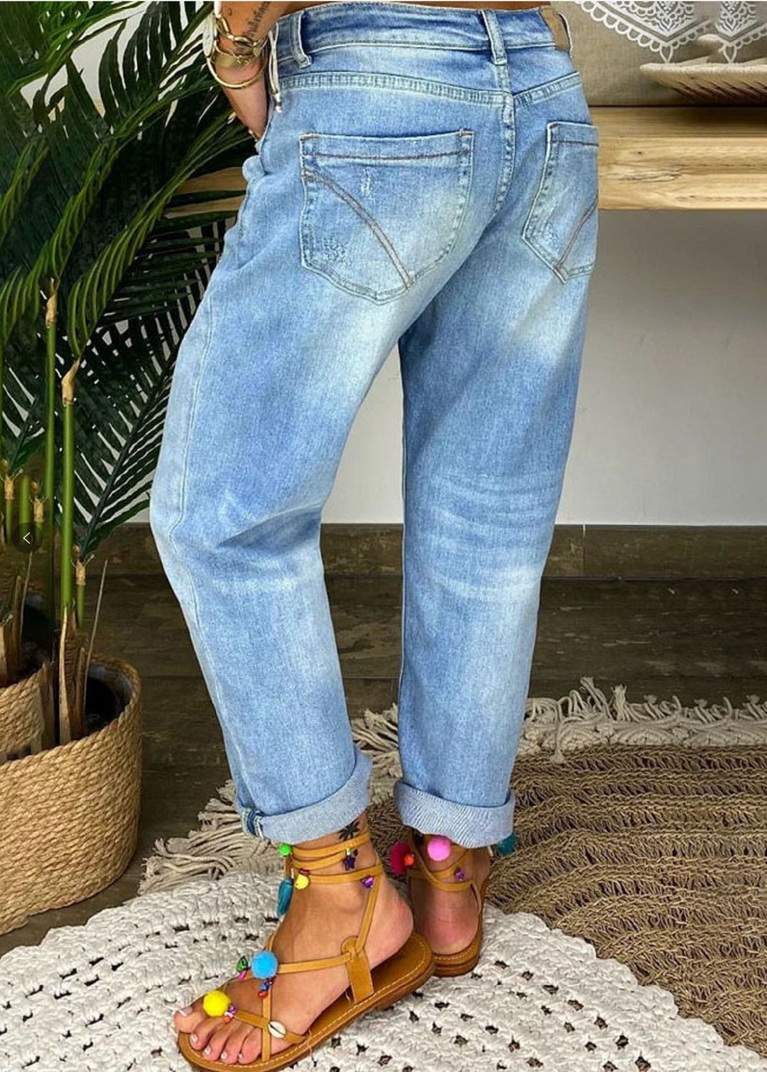 Danika - Jeans pour femmes ample et coupe droite