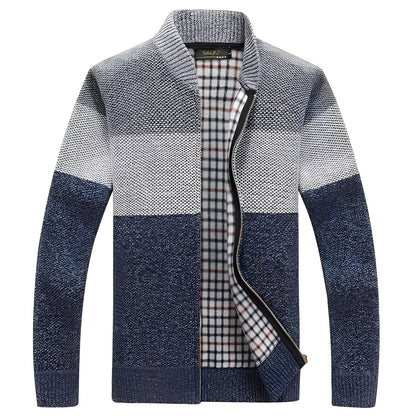 Shaw - Cardigan Classique avec Doublure pour Hommes