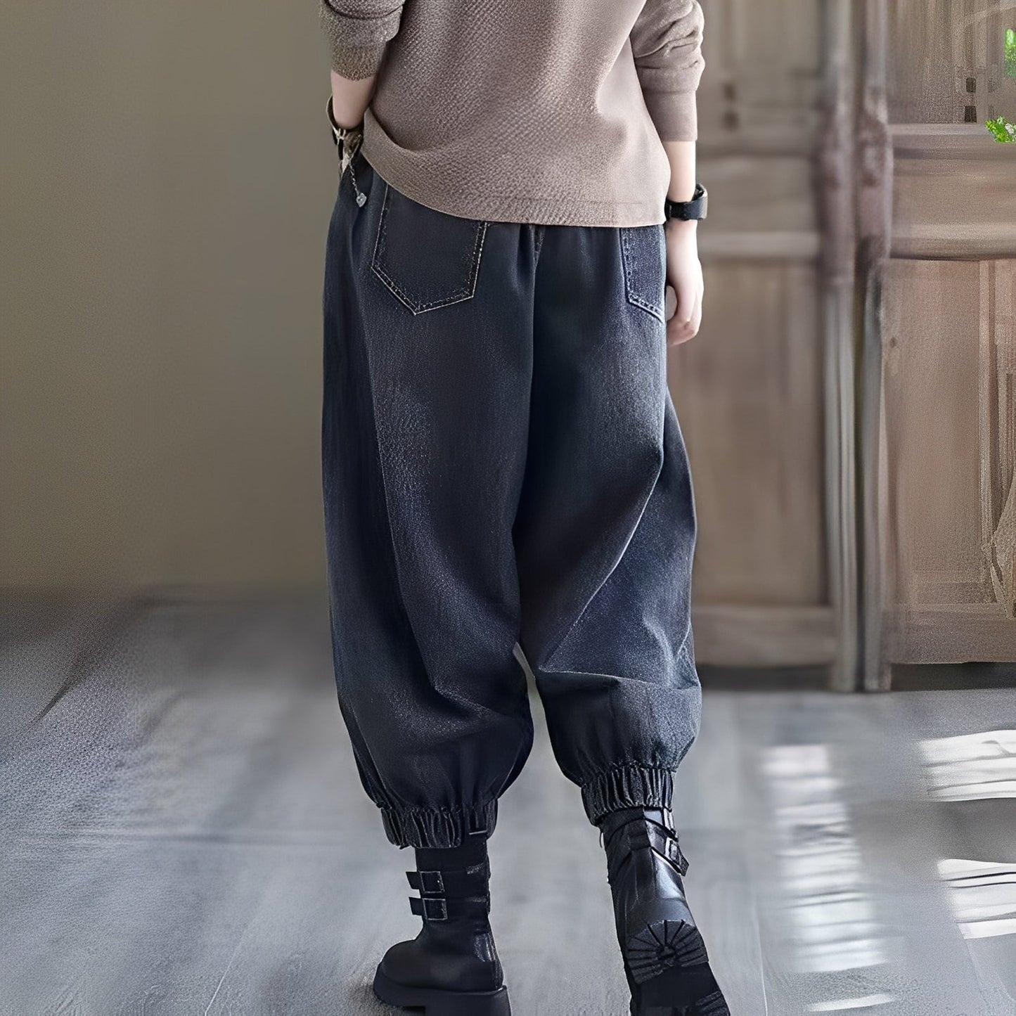Shyanne - Jeans traditionnels avec ceinture élastique pour femmes