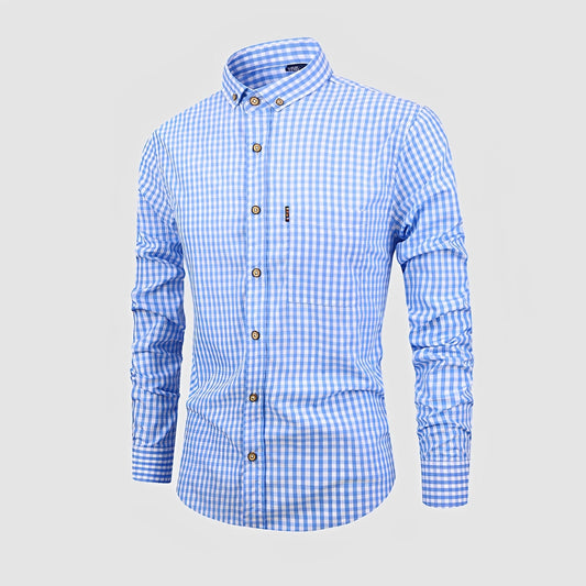 Jeremy - Casual checkered shirt for men
