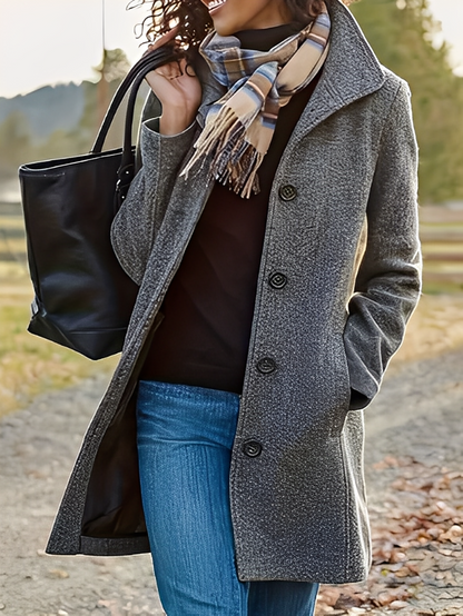 Jaclyn - Manteau multifonctionnel en tweed moderne pour femmes