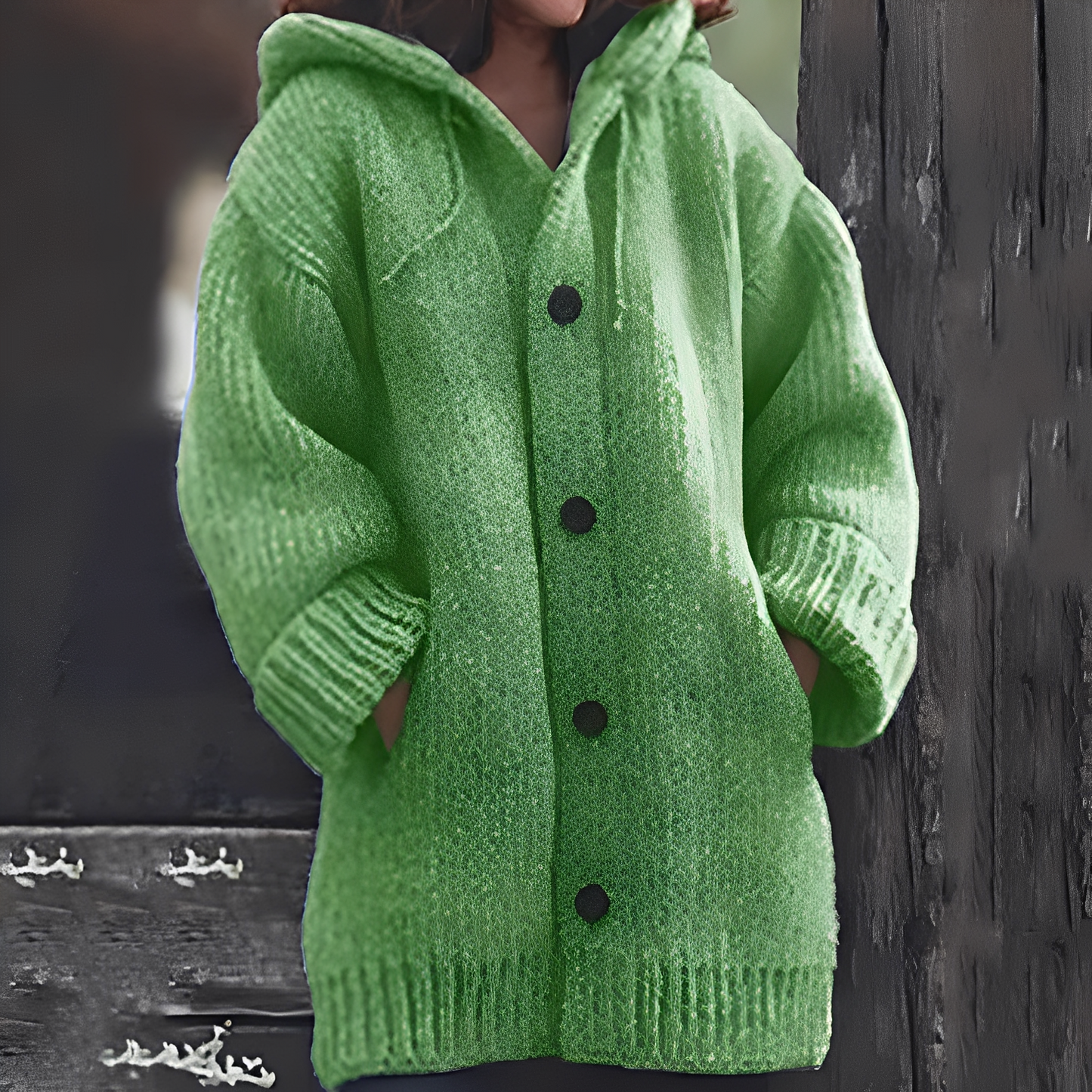 Jaqueline - Cardigan à capuche confortable pour femmes