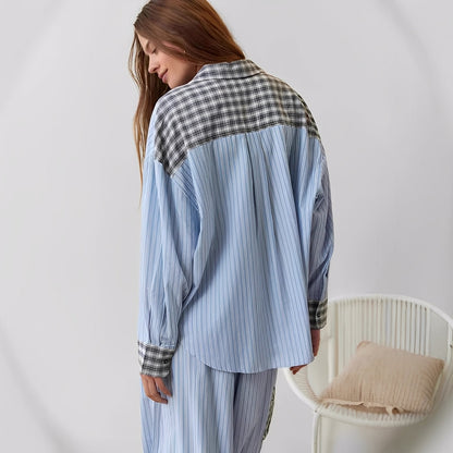 Elenora - Ensemble pyjama à deux pièces, confortable et relax pour femmes