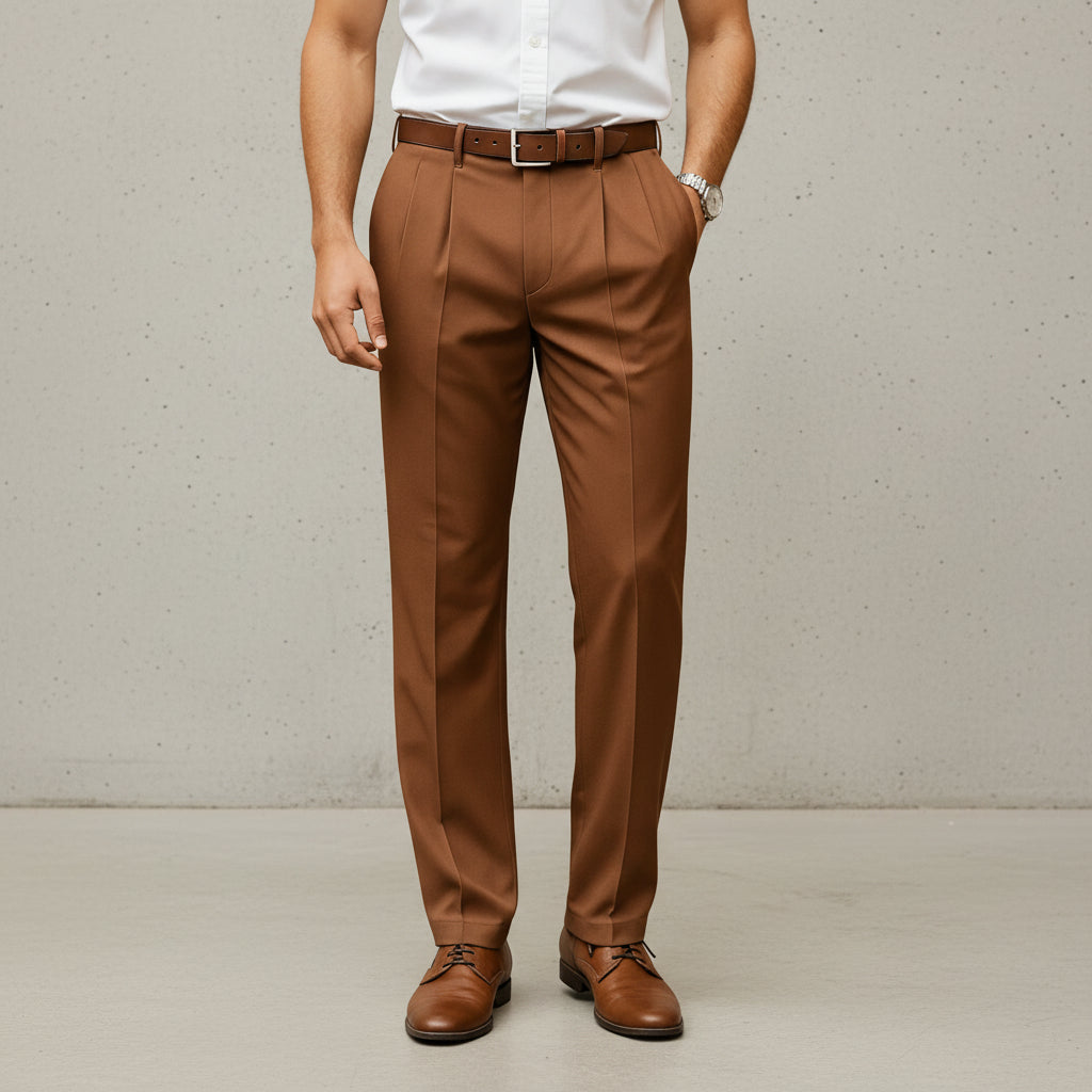 Brandon - Pantalons Droits Formels