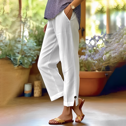 Kassia - Pantalon en lin d'été pour femmes