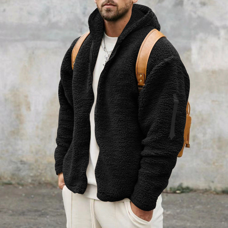 Burton - Manteau en peluche avec capuche pour hommes