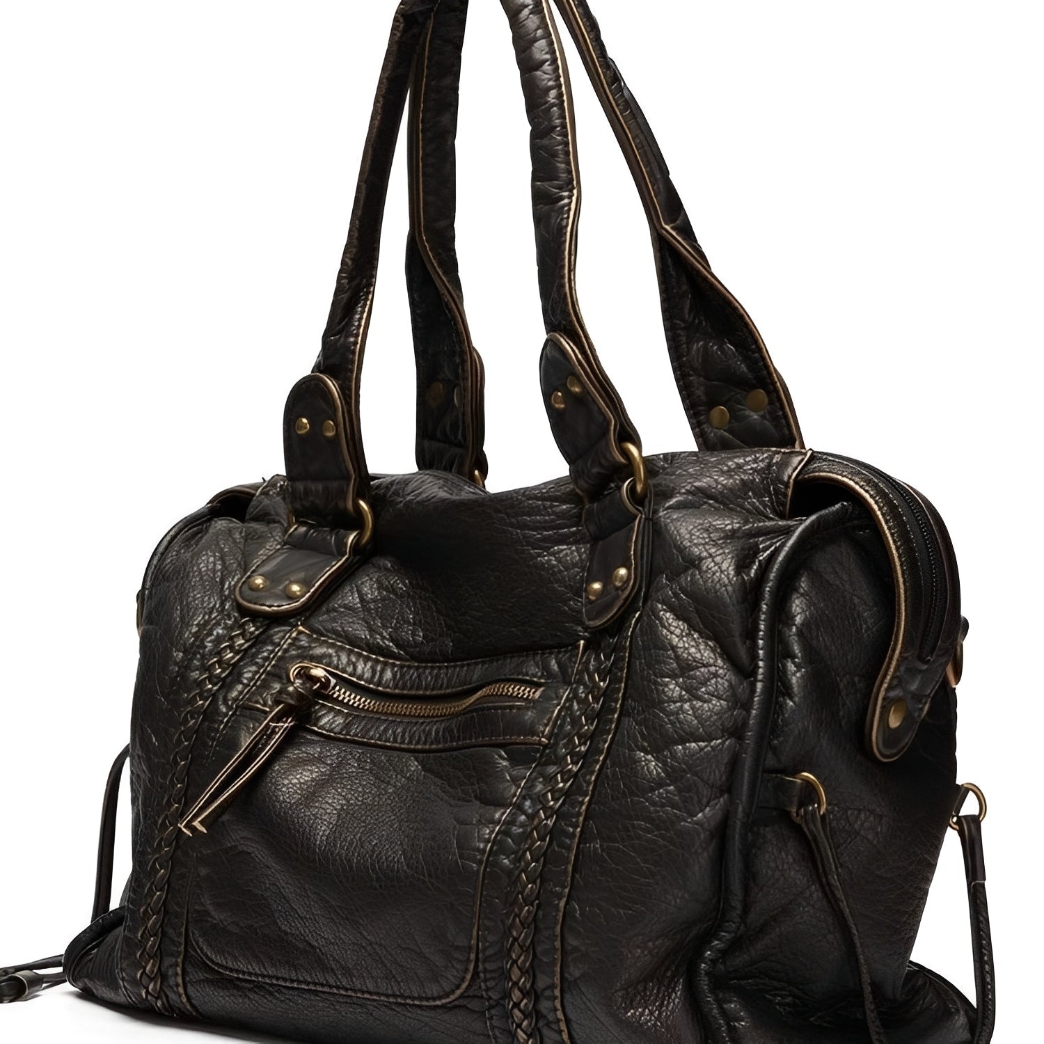 Hollie - Sac à main décontracté avec fermeture éclair pour femmes