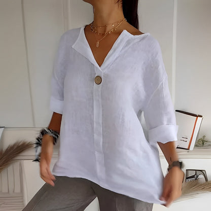 Stephanie - Chemise en lin légère pour femme