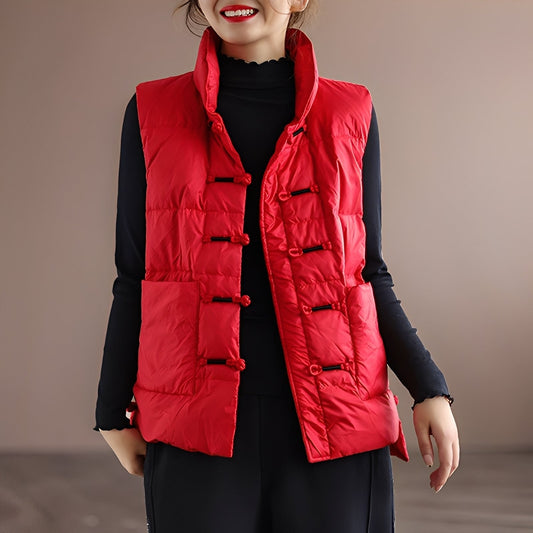 Amayah - Veste d'hiver décontractée avec poches pour femmes