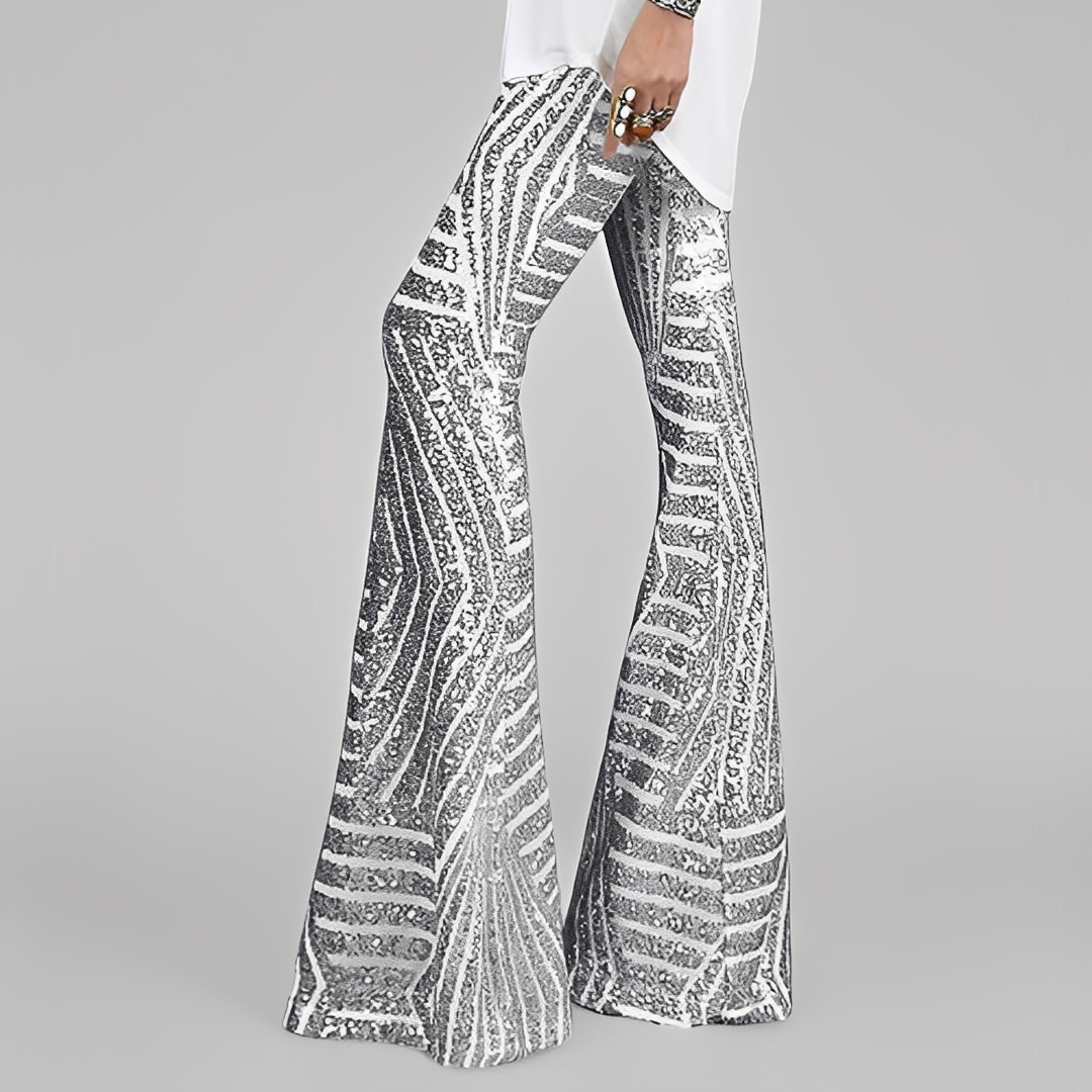 Aaralyn - Pantalons à pattes d'éléphant à la mode pour femmes