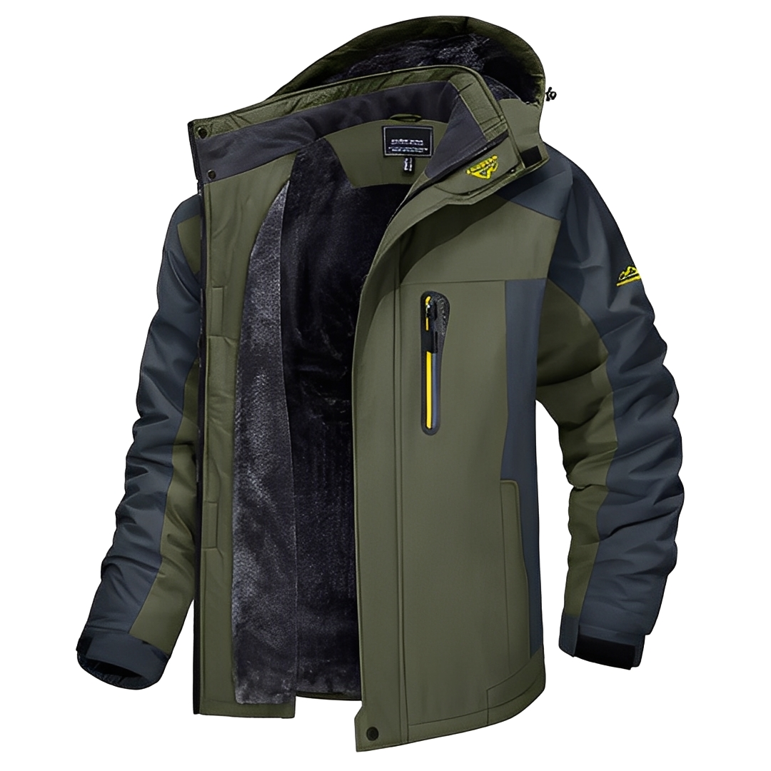 Martîn - Vestes d'hiver solides à fermeture éclair pour hommes