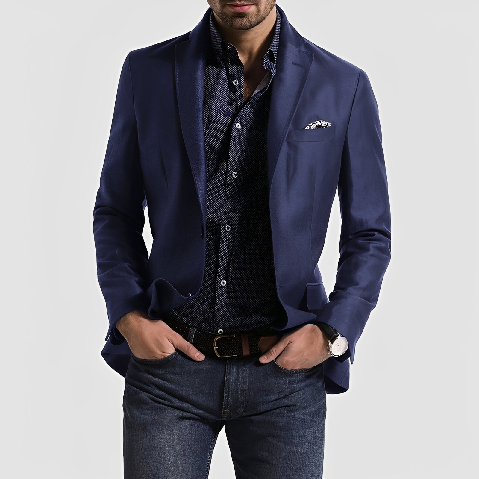George - Blazer formel pour hommes avec fermeture à deux boutons