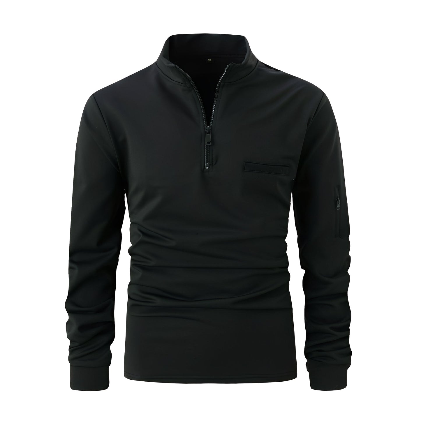 Lucian - Chemise détendue avec fermeture éclair et poche pour hommes