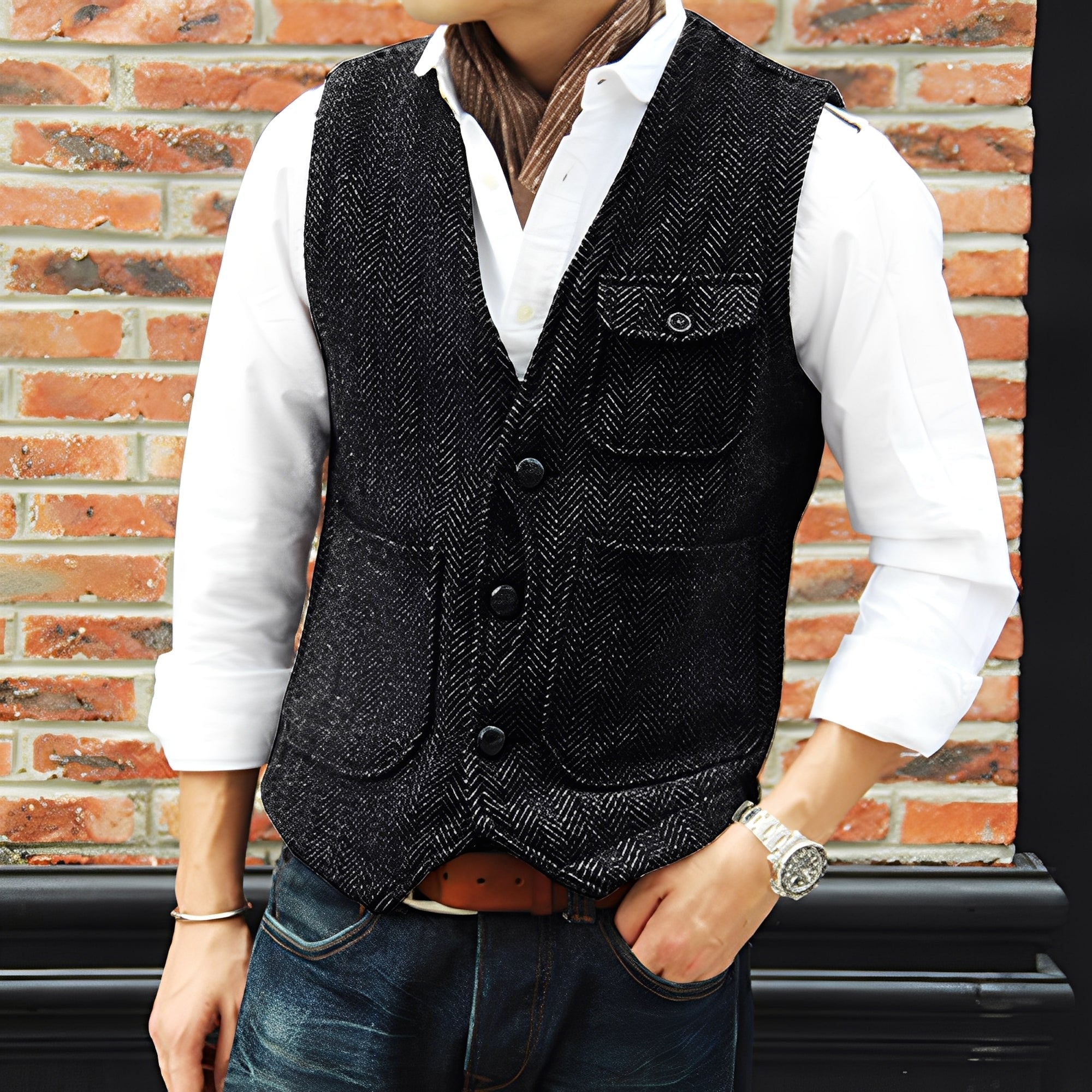 Matthew - Manteau en tweed élégant