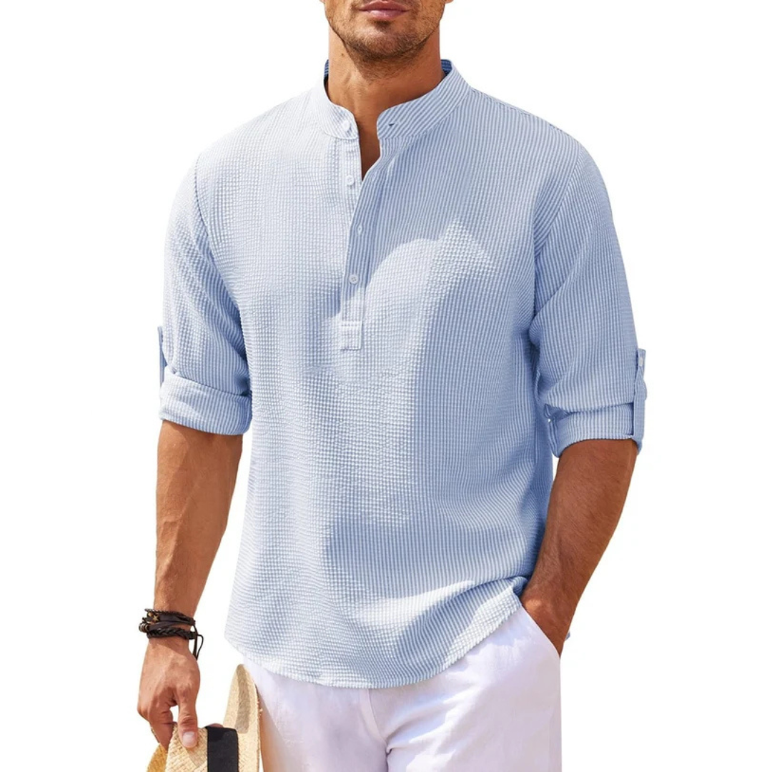 Cormac - Chemise à la mode avec demi-patte de boutonnage
