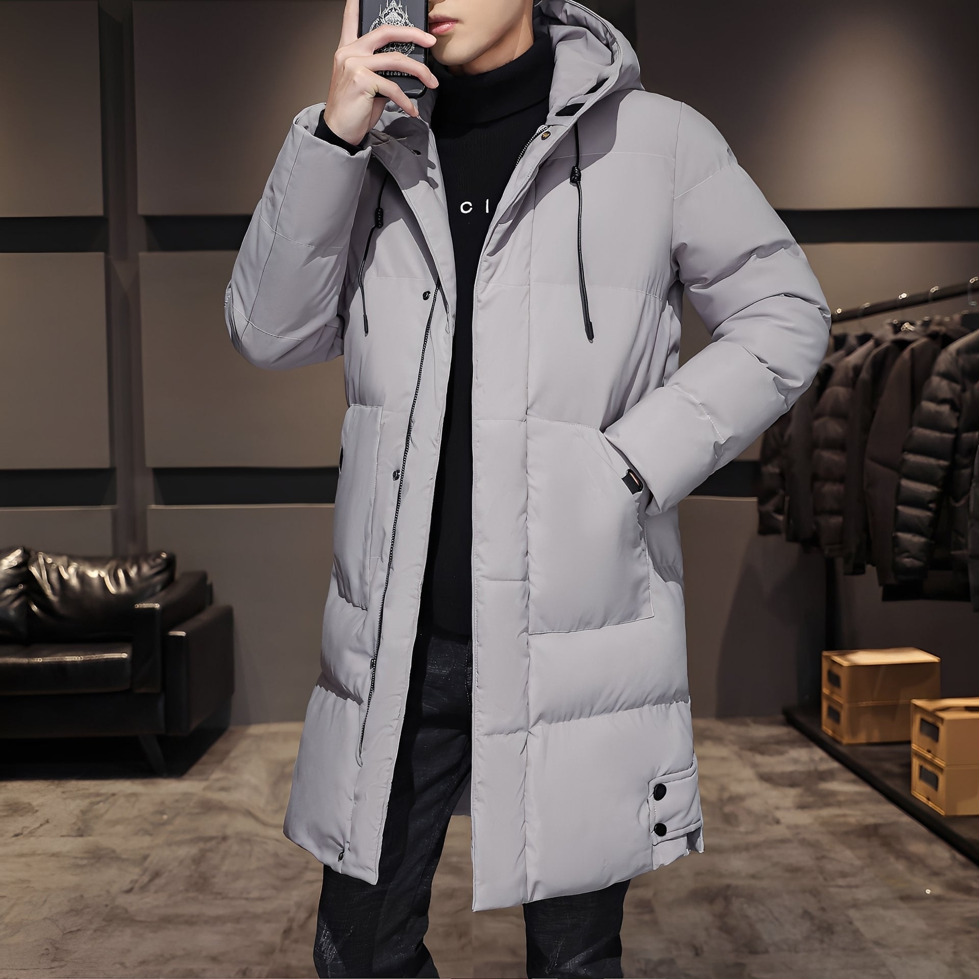 Bryan - Parka-veste épaisse et élégante pour hommes