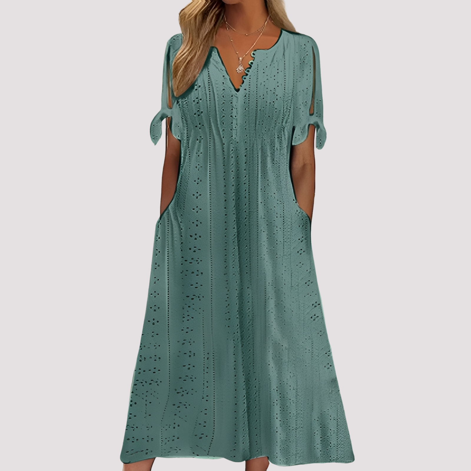 Maisy - Robe élégante découpée pour femmes