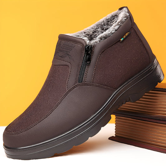 Konnor - Bottes d'hiver tendance avec doublure polaire pour hommes
