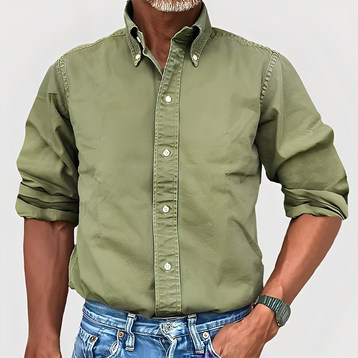 Martin - Chemise homme manches longues et style classique