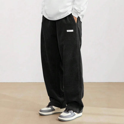 Kenrick - Pantalon droit en velours pour hommes