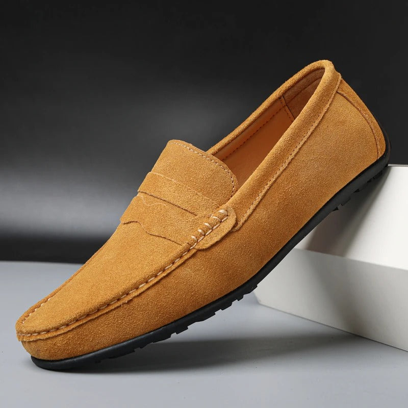 Alex – Mocassins en Daim au Style Intemporel